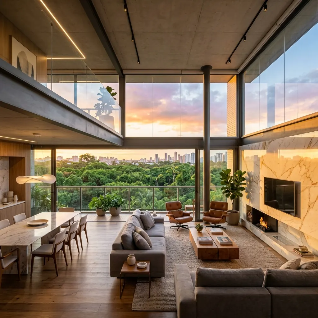 Interior de imóvel de alto padrão